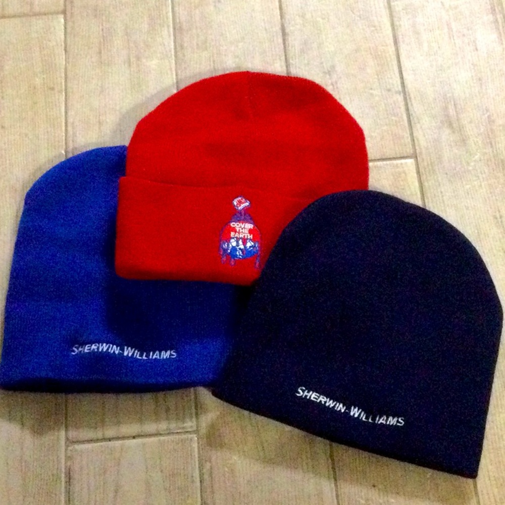 SOLD SEPARATELY /Sherwin Williams Beanies /Watch
